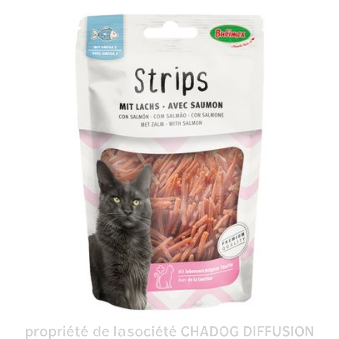 Strips de saumon : 50g